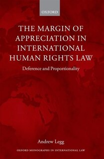 Front cover_The Margin of Appreciation in International Human Rights Law