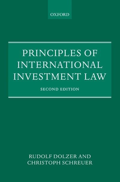 Couverture_Principles of International Investment Law