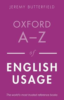 Front cover_Oxford A-Z of English Usage