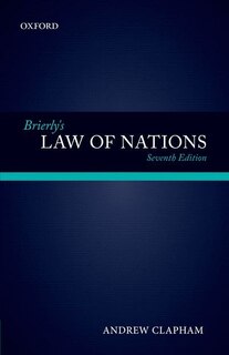Front cover_Brierly's Law of Nations