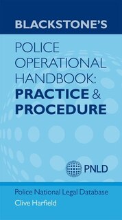 Front cover_Blackstone's Police Operational Handbook