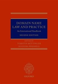 Front cover_Domain Name Law and Practice