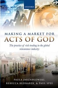 Couverture_Making a Market for Acts of God