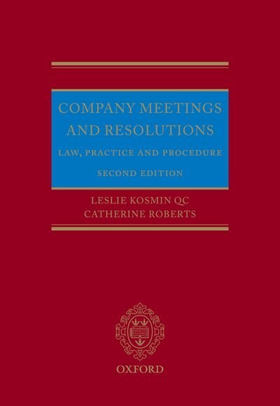 Front cover_Company Meetings and Resolutions
