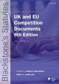 Blackstone's UK and EU Competition Documents