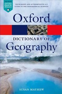 Front cover_A Dictionary of Geography