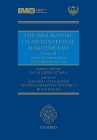 Front cover_The IMLI Manual on International Maritime Law
