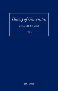 History of Universities: Volume XXVII/1