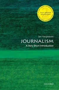Front cover_Journalism: A Very Short Introduction