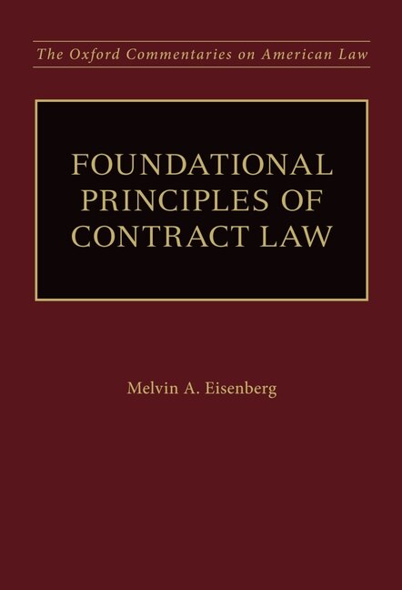 Couverture_Foundational Principles of Contract Law