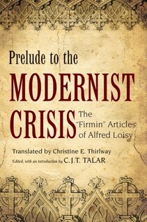 Front cover_Prelude to the Modernist Crisis