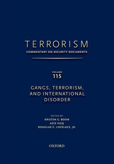 Couverture_Terrorism: Commentary On Security Documents Volume 115