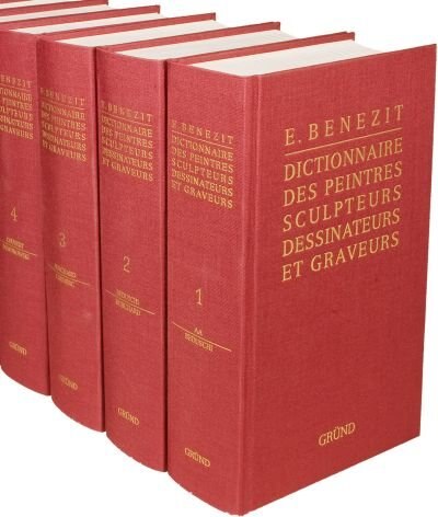 Couverture_Benezit Dictionnaire des Peintres, Sculpteurs, Dessinateurs, et Graveurs