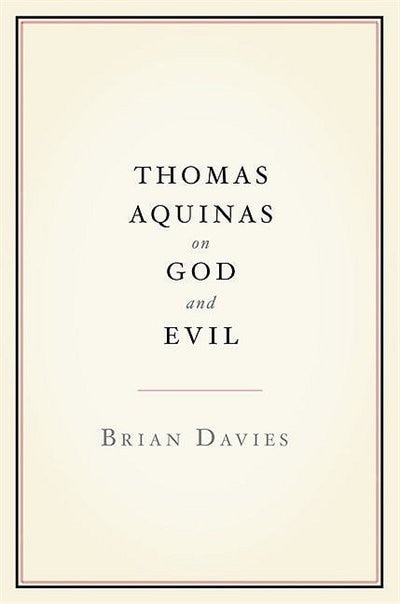 Couverture_Thomas Aquinas on God and Evil