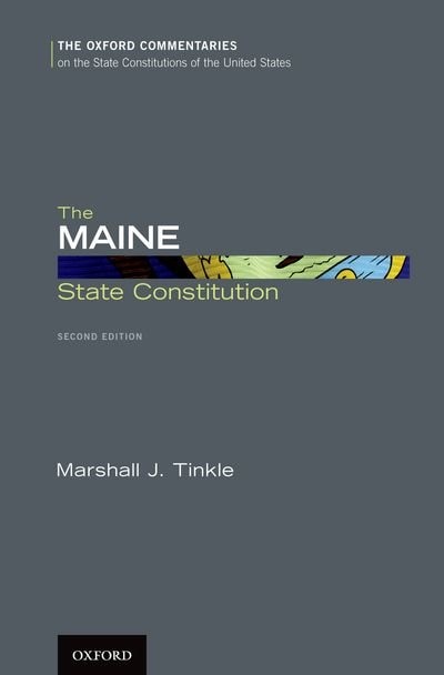 Front cover_The Maine State Constitution