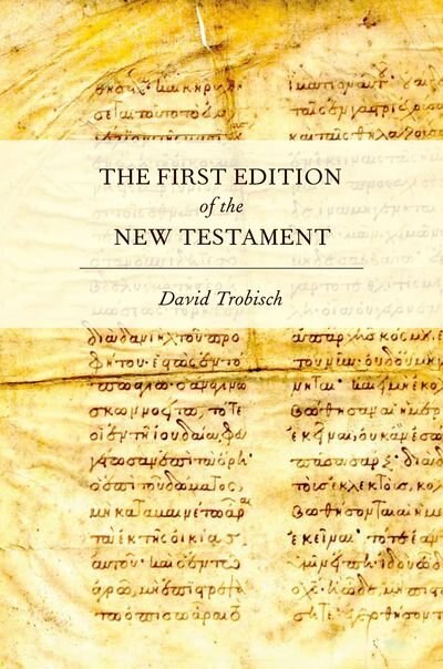 Couverture_The First Edition of the New Testament