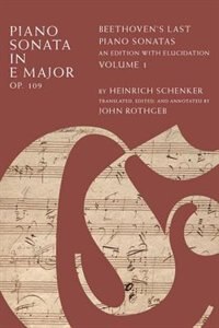Couverture_Piano Sonata in E Major, Op. 109