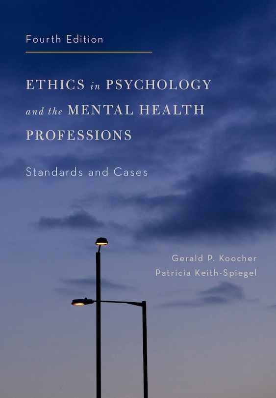 Couverture_Ethics in Psychology and the Mental Health Professions