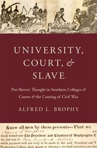 Front cover_University, Court, and Slave