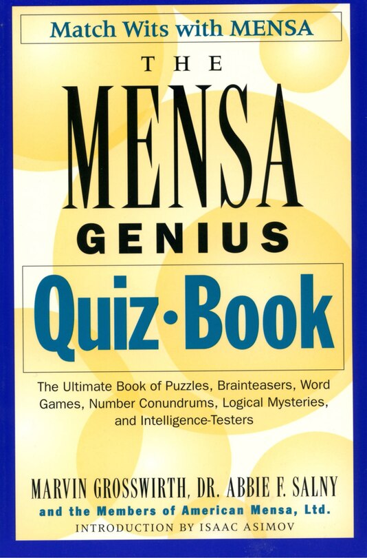 Front cover_The Mensa Genius Quiz Book