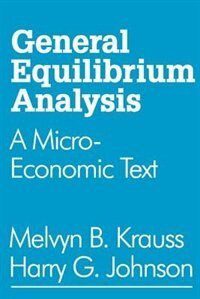 Front cover_General Equilibrium Analysis