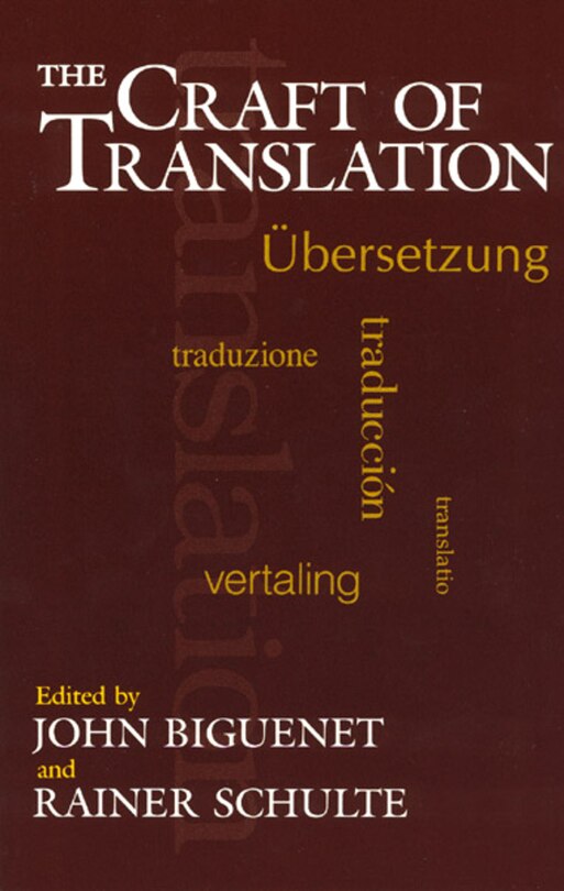 Front cover_The Craft of Translation