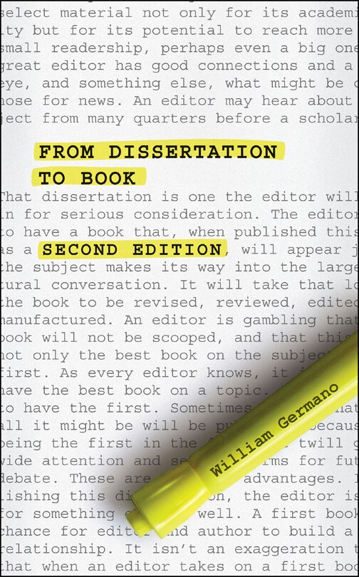 Front cover_From Dissertation To Book, Second Edition