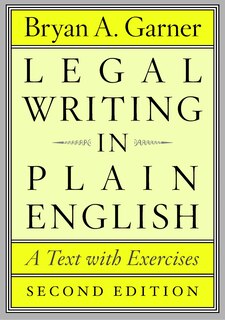 Front cover_Legal Writing In Plain English, Second Edition