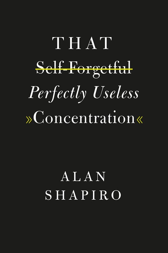 Front cover_That Self-forgetful Perfectly Useless Concentration