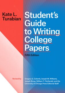 Front cover_Student's Guide To Writing College Papers, Fifth Edition
