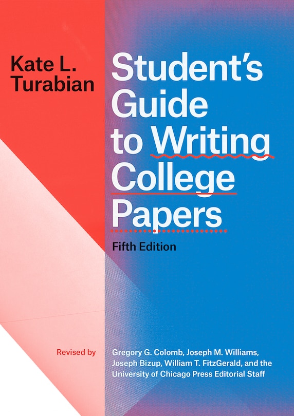 Front cover_Student's Guide To Writing College Papers, Fifth Edition