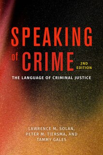 Front cover_Speaking of Crime