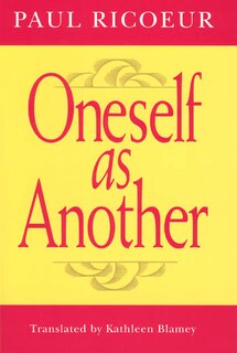 Couverture_Oneself As Another
