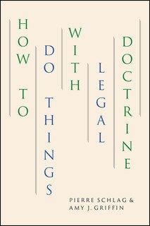 Front cover_How To Do Things With Legal Doctrine