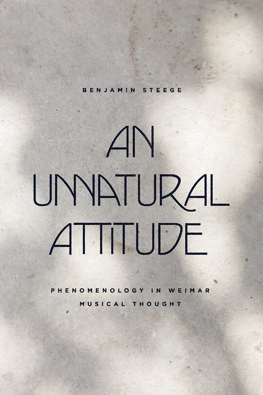 Front cover_An Unnatural Attitude