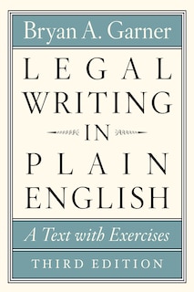Front cover_Legal Writing in Plain English, Third Edition
