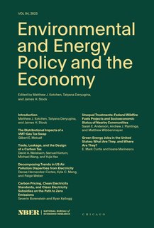 Front cover_Environmental and Energy Policy and the Economy