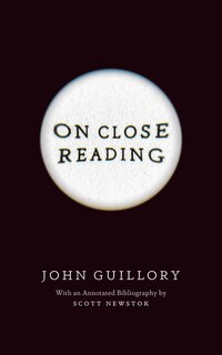 Front cover_On Close Reading
