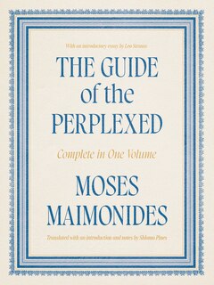 Front cover_The Guide of the Perplexed