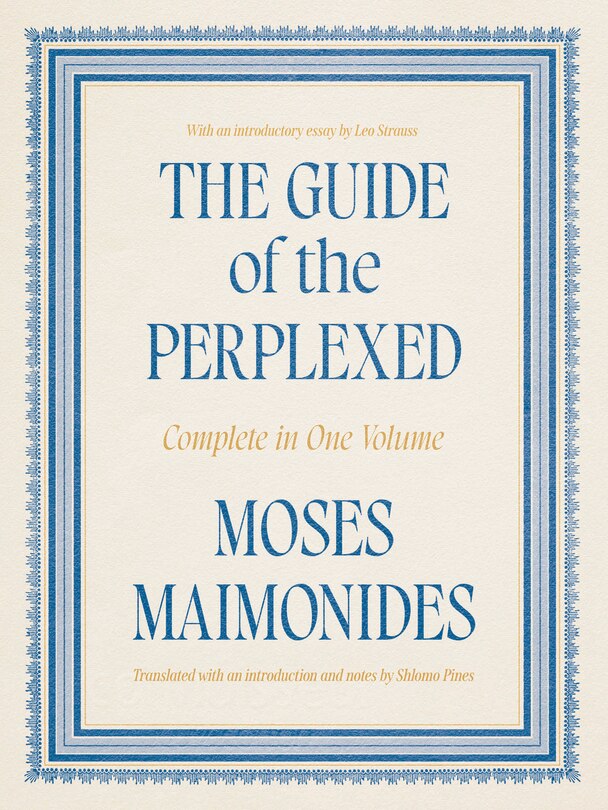 Front cover_The Guide of the Perplexed