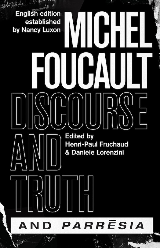 Front cover_Discourse and Truth and Parresia