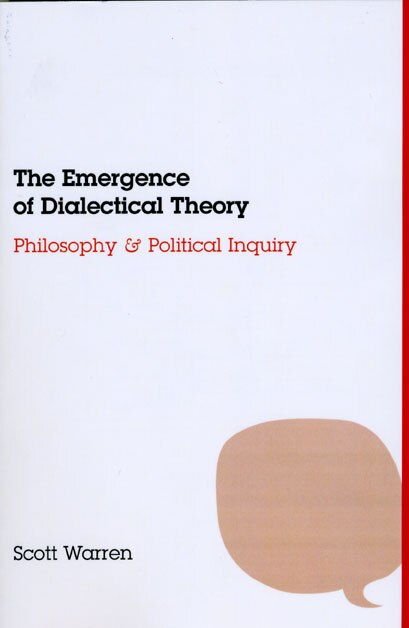 Couverture_The Emergence of Dialectical Theory