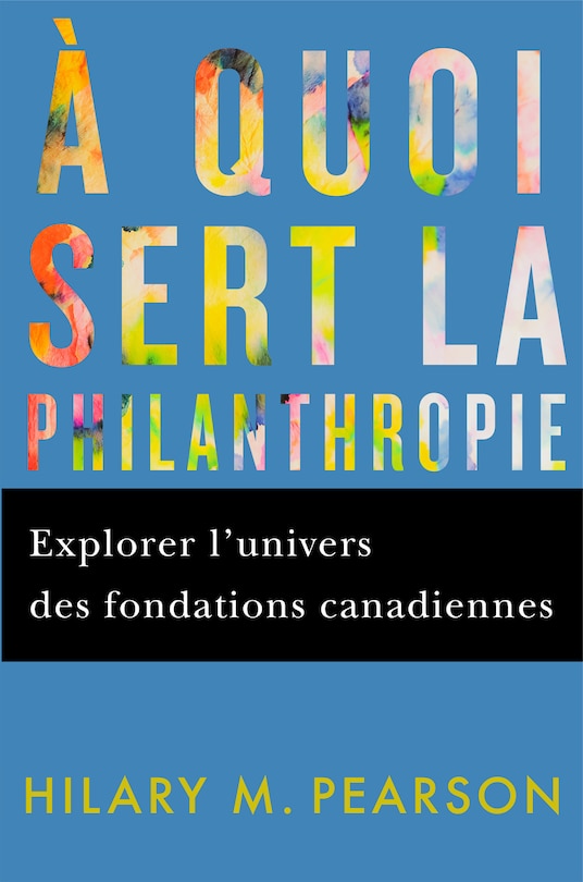 Couverture_� quoi sert la philanthropie