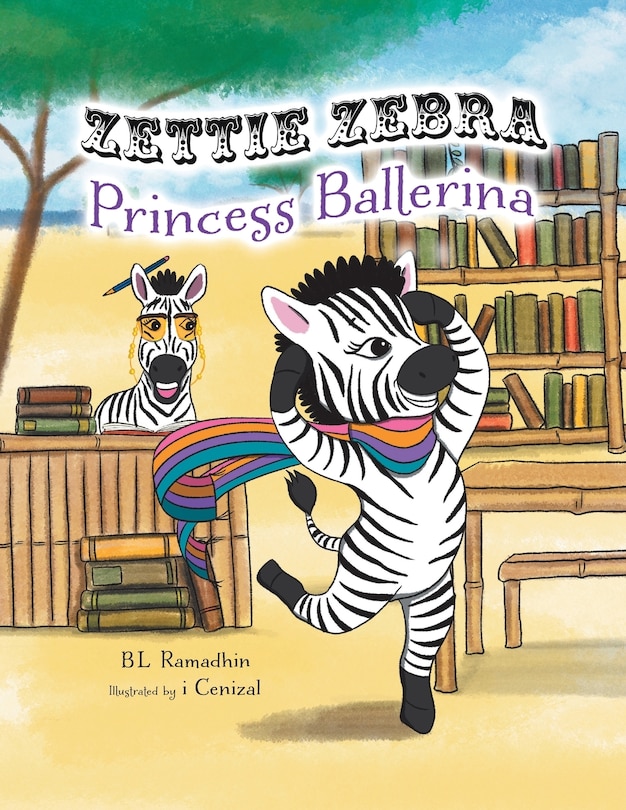 Front cover_Zettie Zebra Princess Ballerina