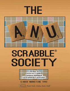 Front cover_The ANU Scrabble Society