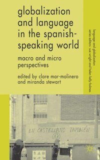 Couverture_Globalization And Language In The Spanish Speaking World