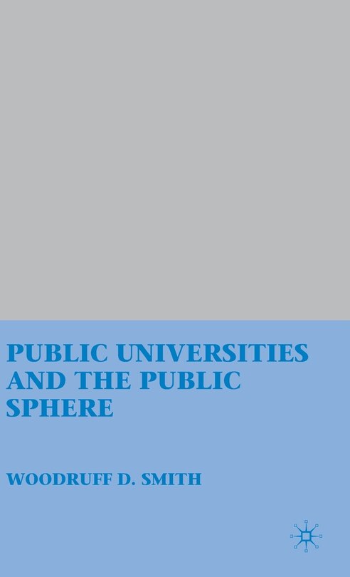 Front cover_Public Universities And The Public Sphere