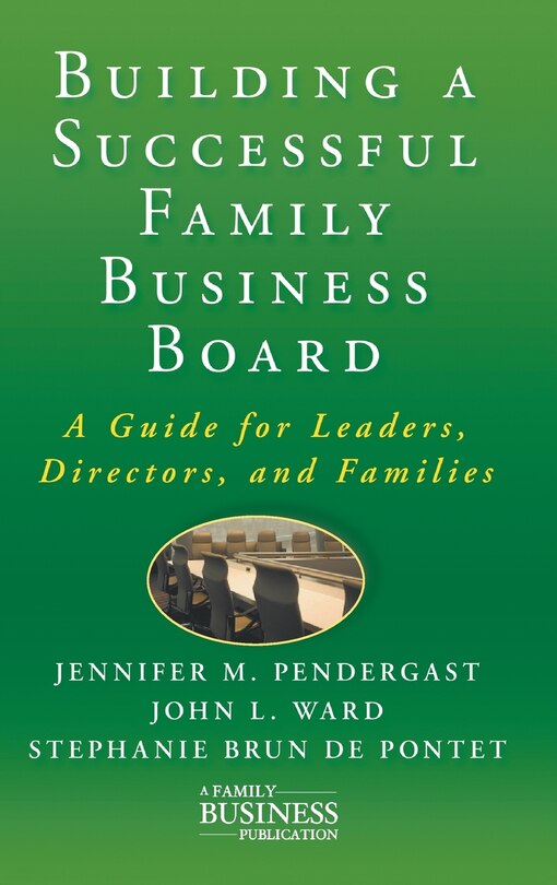 Front cover_Building a Successful Family Business Board