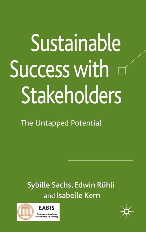Front cover_Sustainable Success With Stakeholders