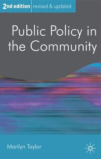 Front cover_Public Policy in the Community
